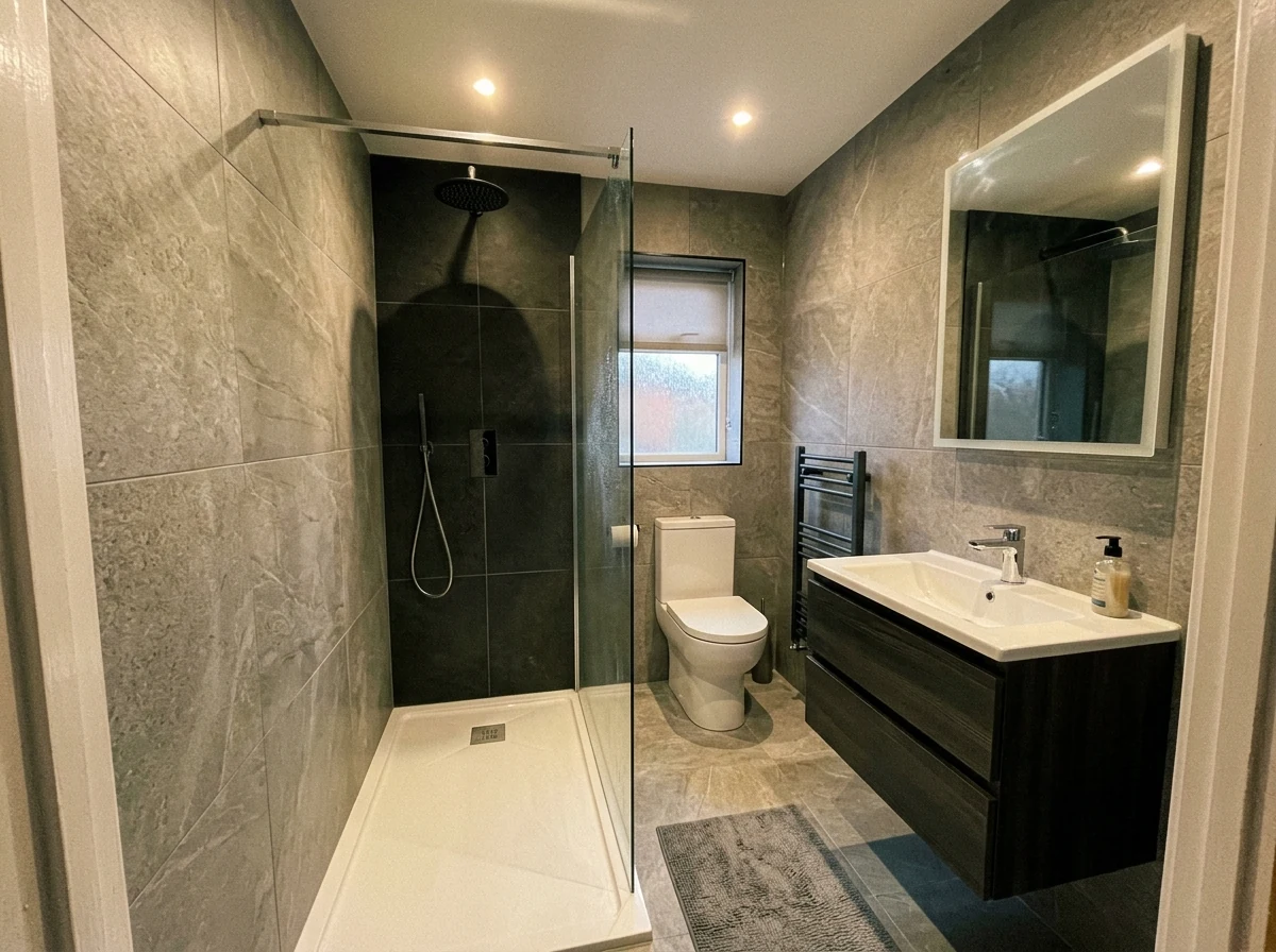 Bathroom fitting project in Cardiff