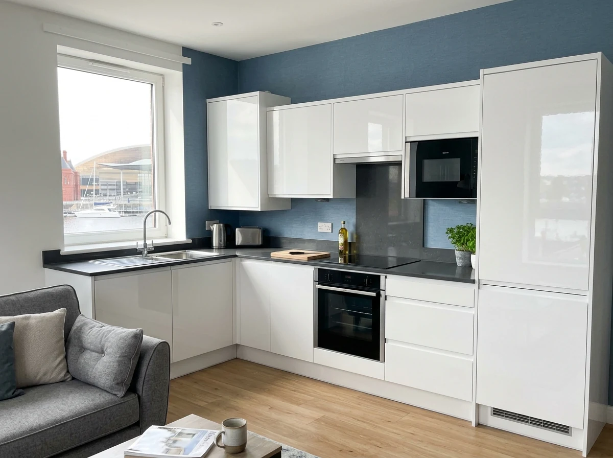 Kitchen fitting in Cardiff by Cardiff Joiners, professional installation