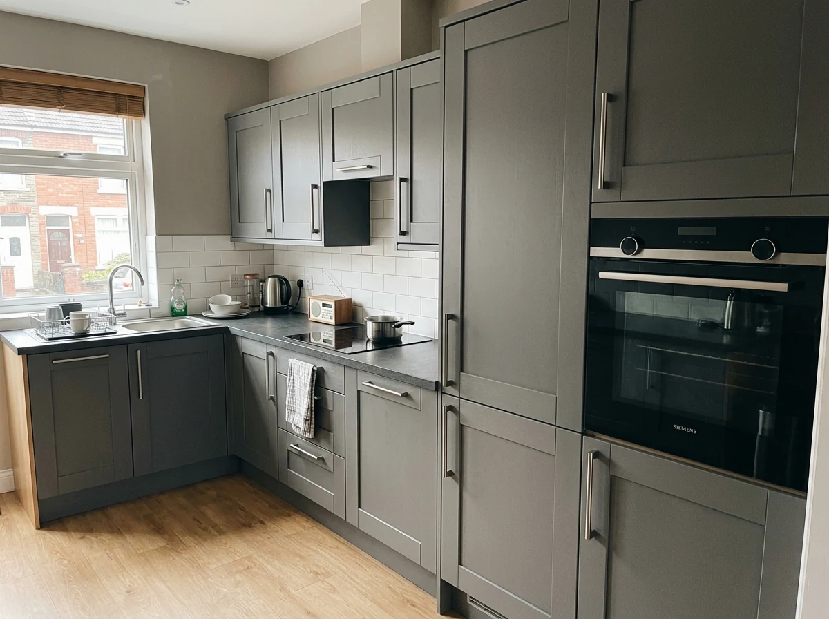 Kitchen fitting in a Cardiff period property