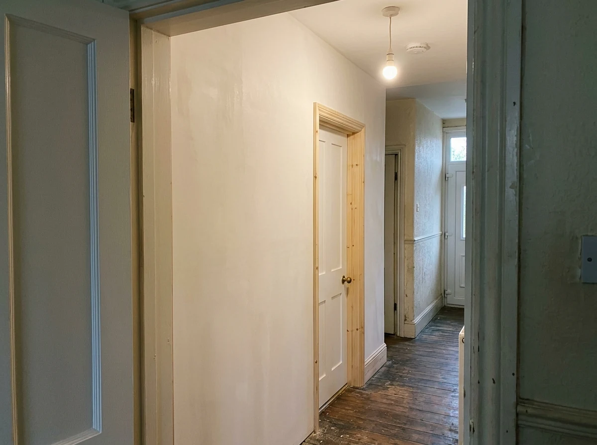 Stud wall and en suite partition work in Cardiff